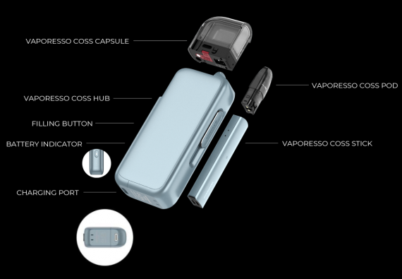 Vaporesso COSS POD system kit -