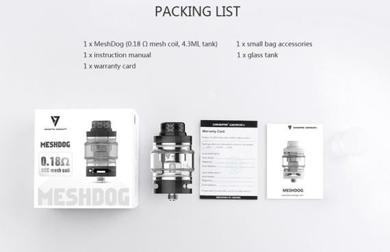 Desire X-MOD 200W & MESHDOG Tank Starter Kit - неплохой подарок к Новому Году по вкусной цене