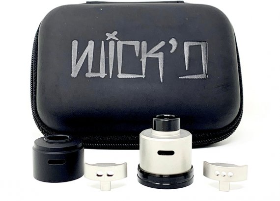 Wick&#39;d RDA 22mm - разные стойки - разные обдувы, вариативность настройки от Wick&#39;d Vapes