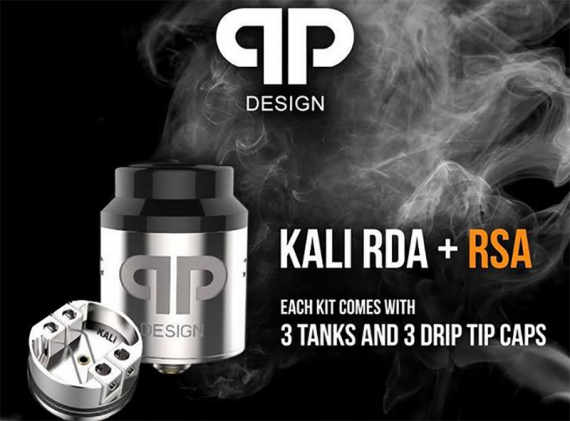 Kali V2 RDA/RSA Master Kit от канадской компании QP Design. Огромный выбор кэпов и еще немножко вкусностей