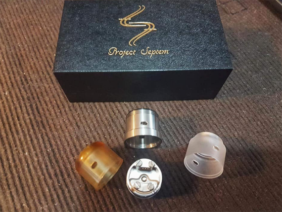 Luxuria RDA from the Philippines Project Septem.  Another interesting model for quality vaping