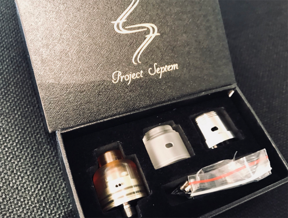 Luxuria RDA from the Philippines Project Septem.  Another interesting model for quality vaping