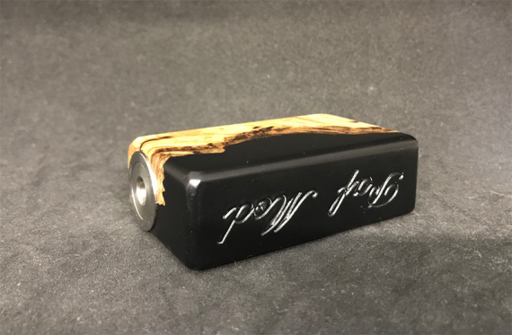 Wood and Acrylic Hybrid Squonker (PAF Mod BF Squonker)